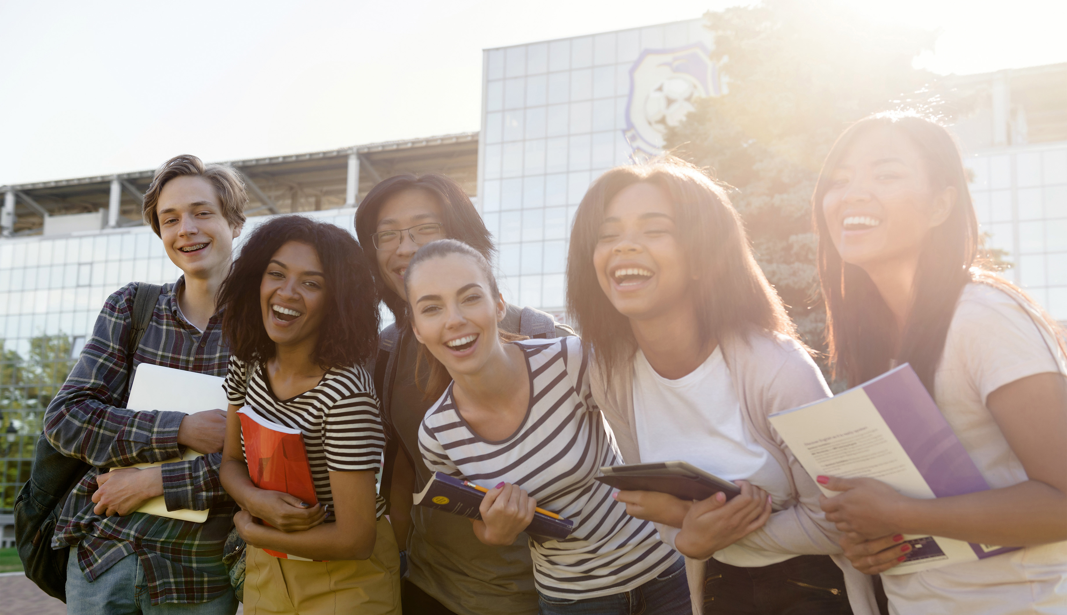 Students studying abroad