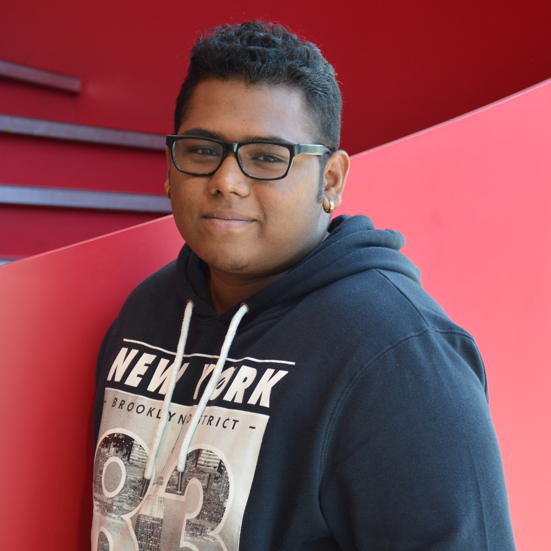 Photo of international student Praveen at INTO London