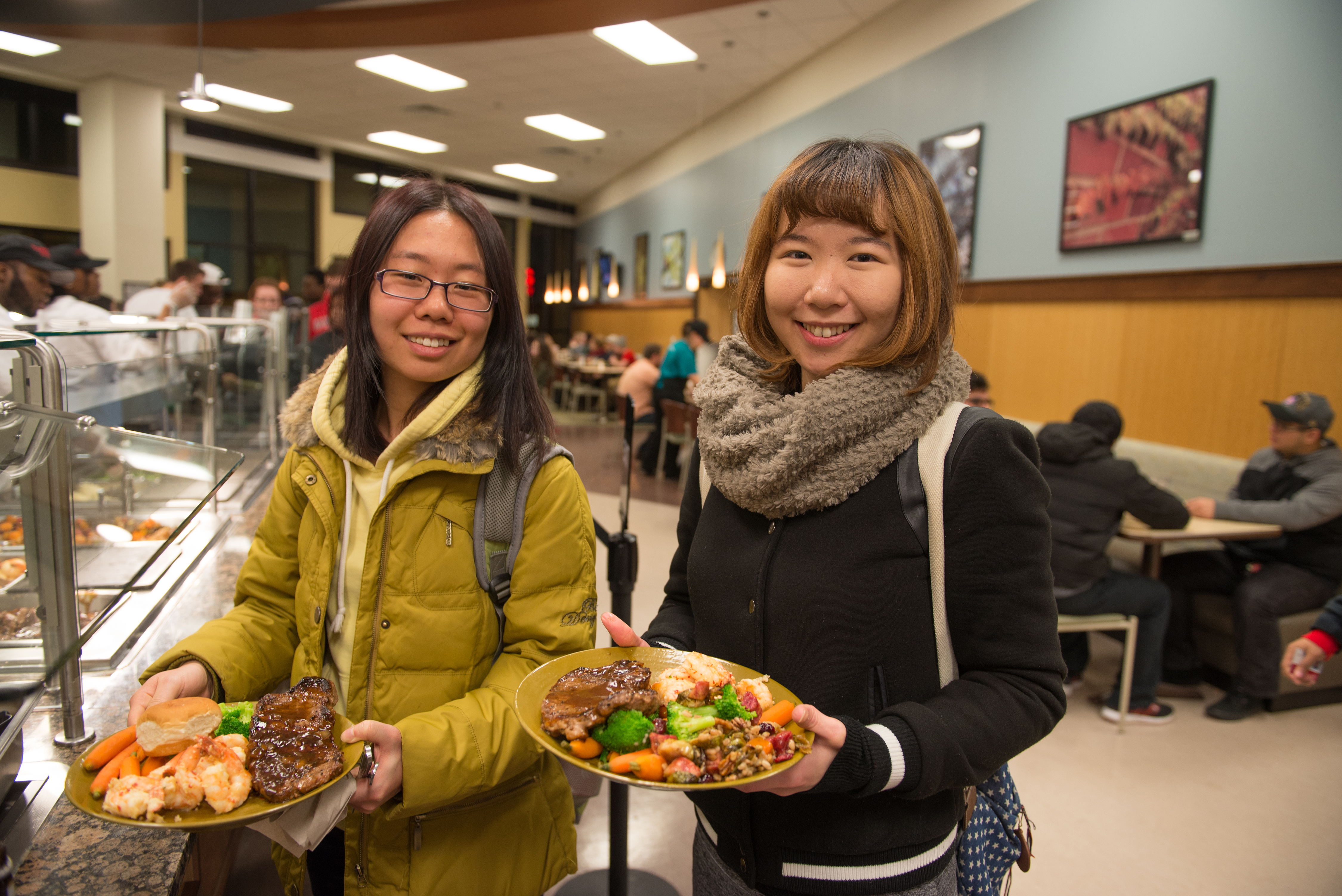 INTO ISU Dining halls offer a variety of  choices