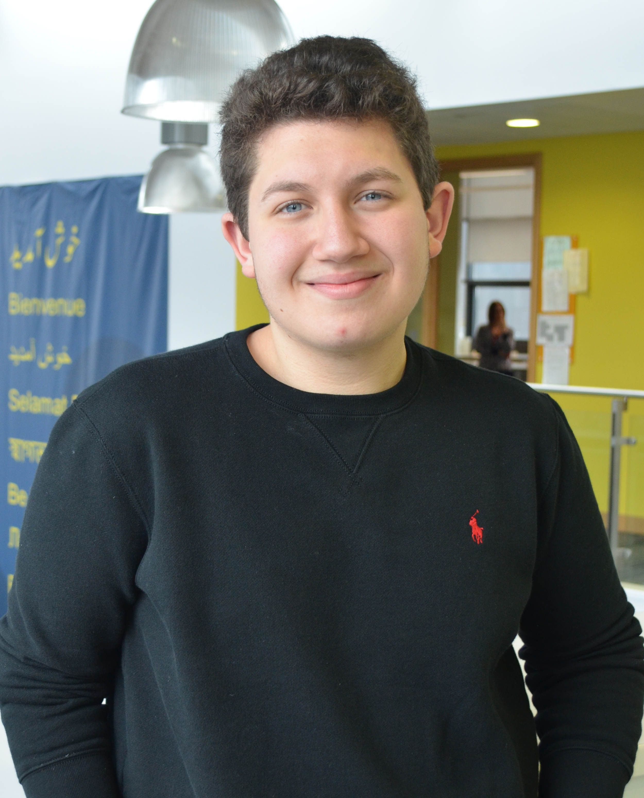 Photo of international student Majd at INTO Newcastle University