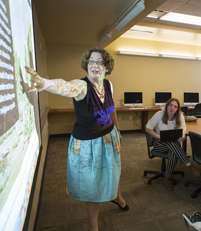 Professor Lisa Lynch, Associate Professor of Media and Communications, at Drew