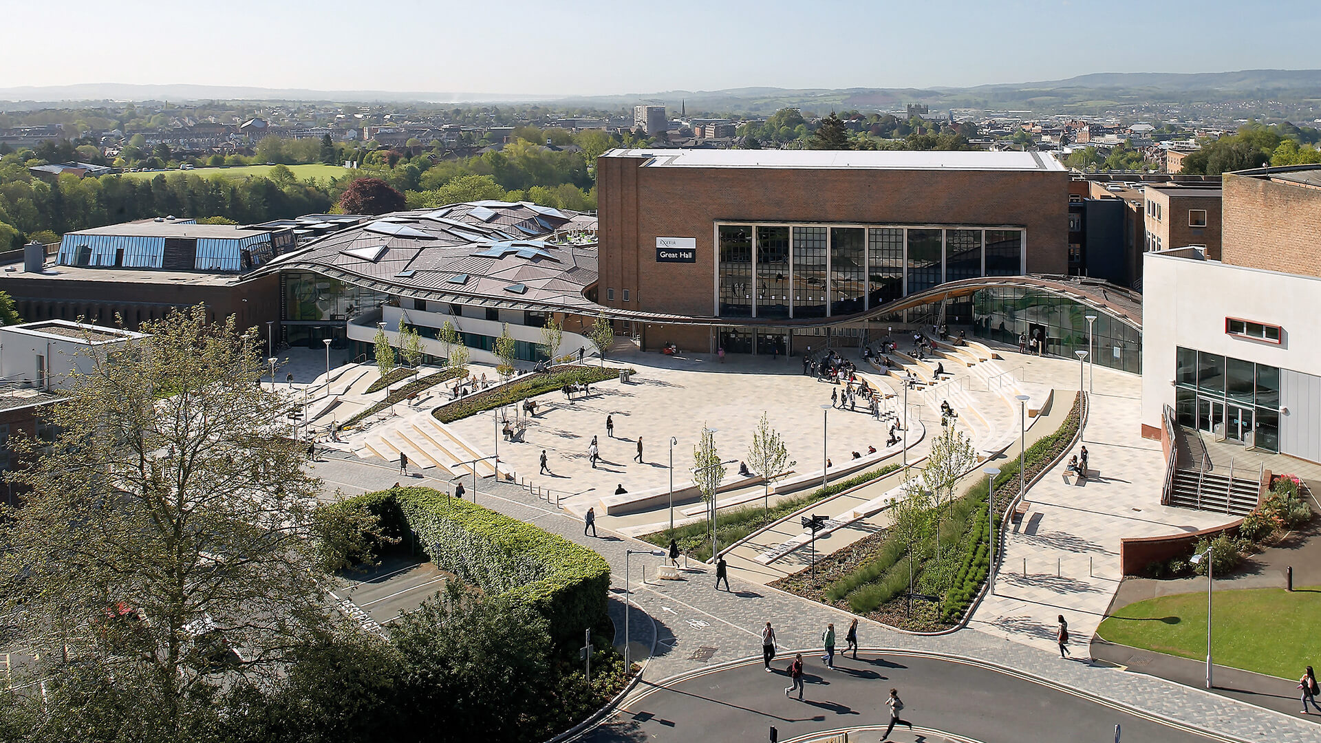 Campus life at University of Exeter INTO