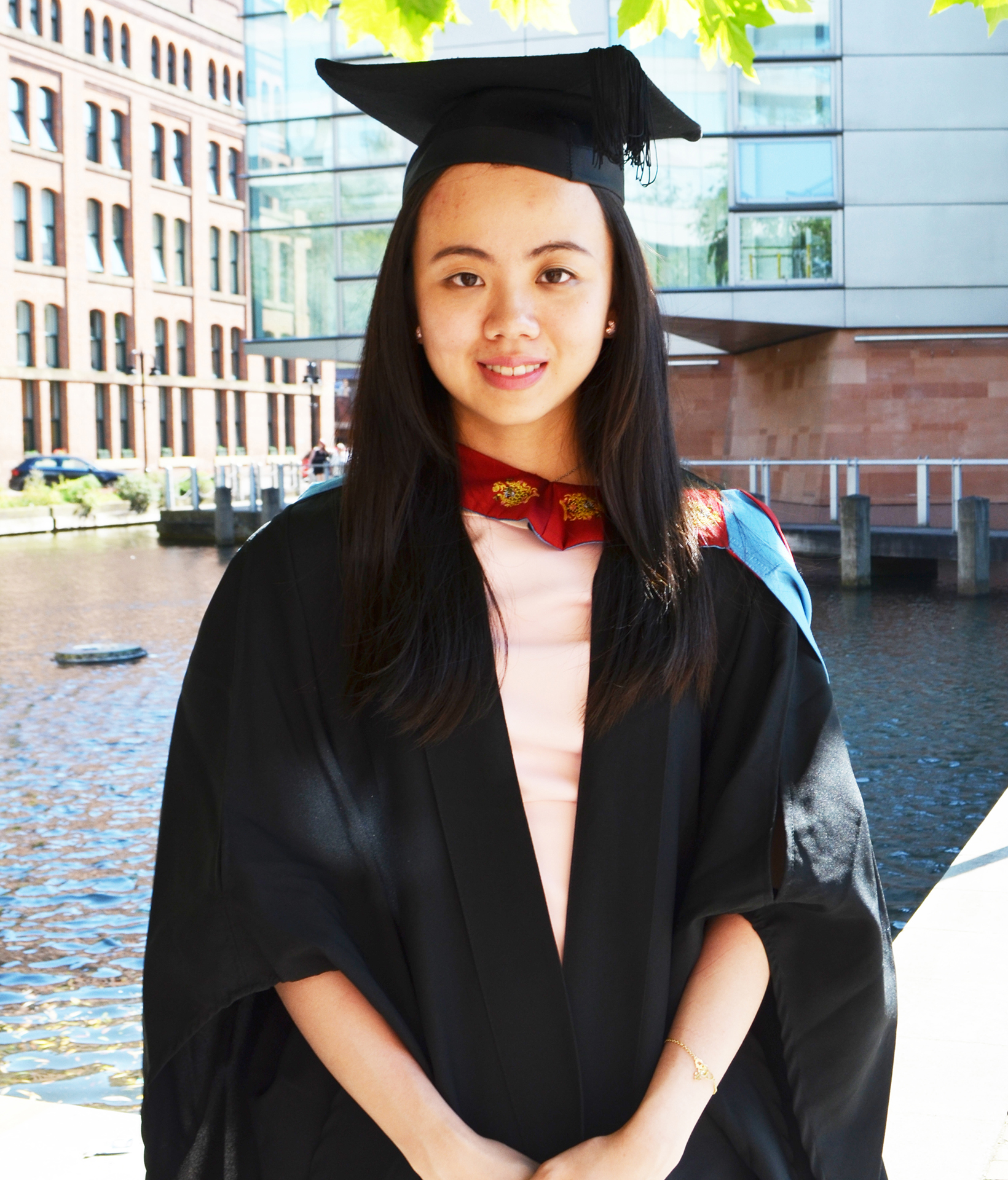 Photo of international student Jing at INTO Manchester in partnership with Manchester Metropolitan University
