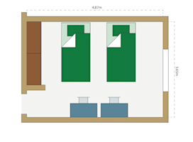 First year floor plan for accommodation at Marshall University First year floor plan for accommodation at Marshall University