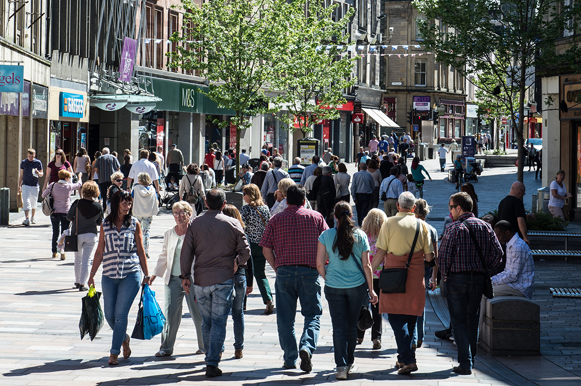 Shopping in Stirling city centre