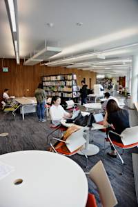 Learning Resource Centre with international students working Learning Resource Centre with international students working