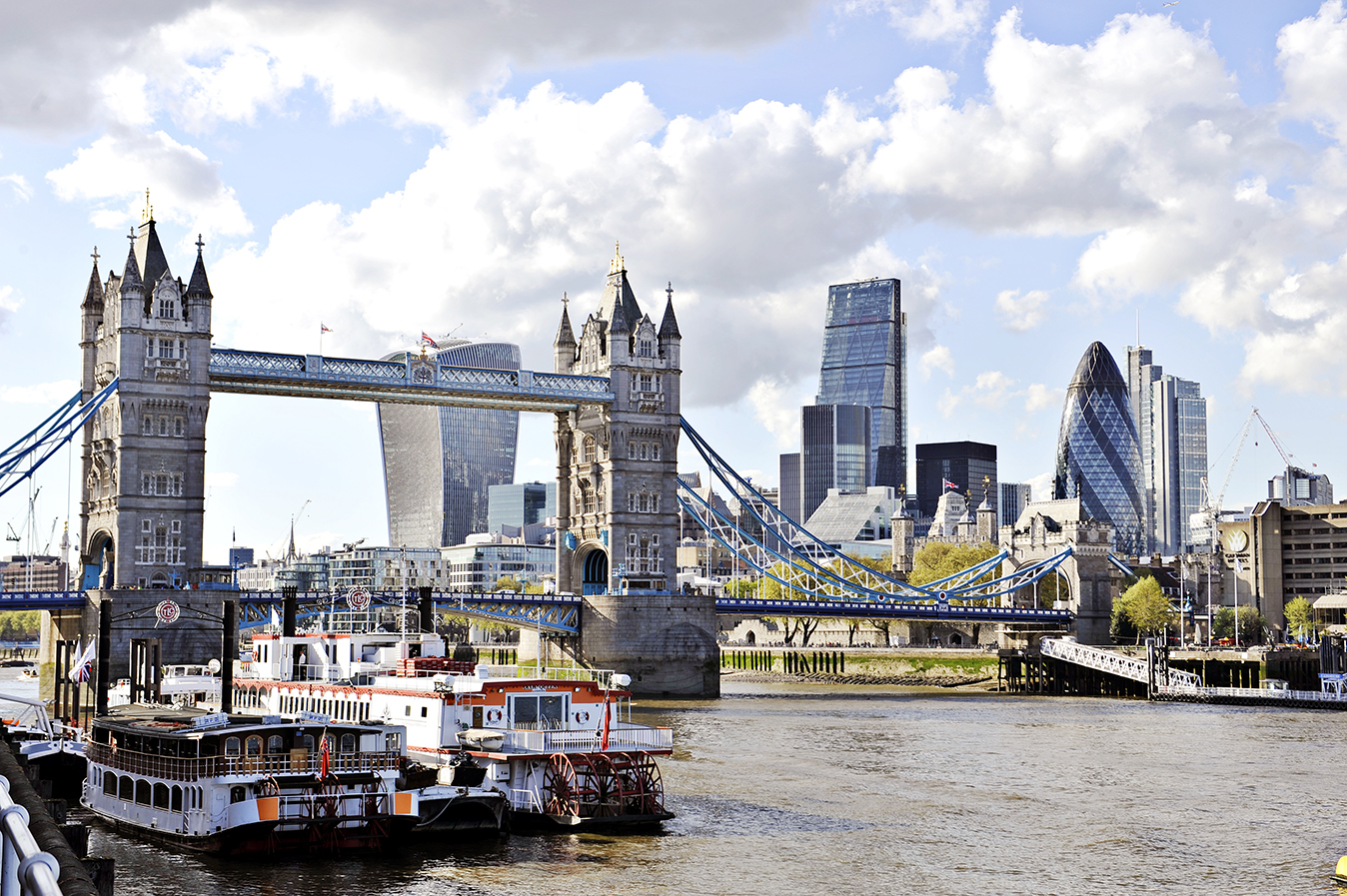 Tower Bridge and the City of London