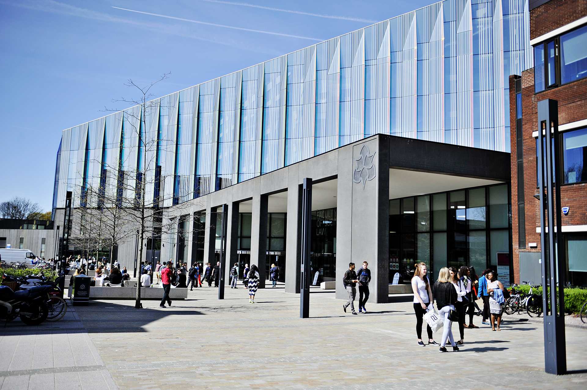 Exterior of Manchester Metropolitan University building
