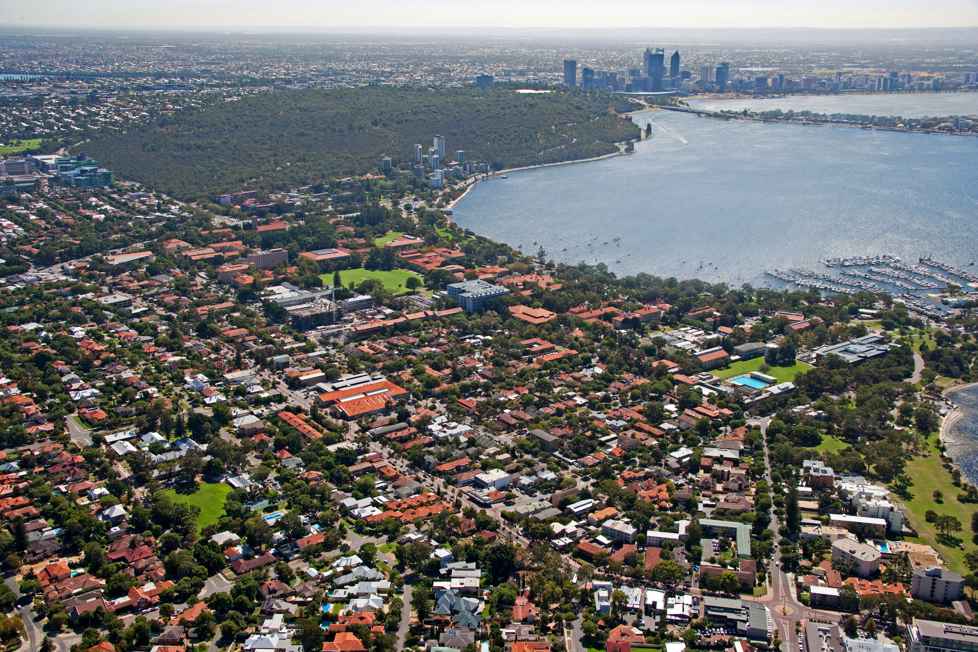 Aerial View of The University of Western Australia