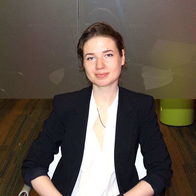 Elena profile Photo of international student Elena at INTO City, University of London