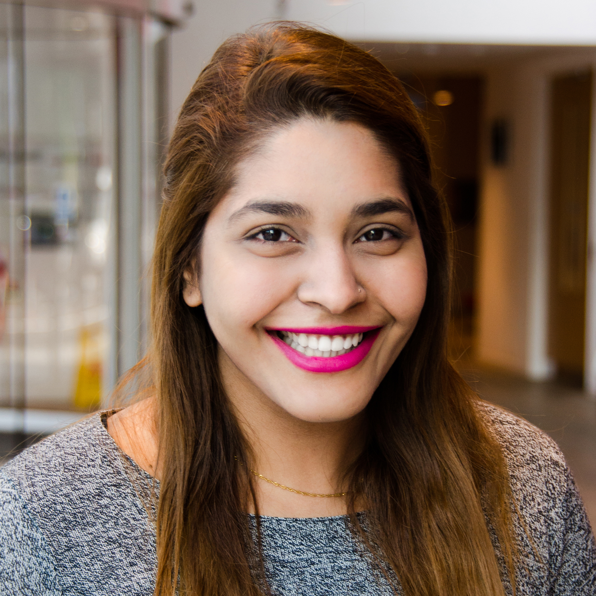 Photo of international student Radia at INTO London