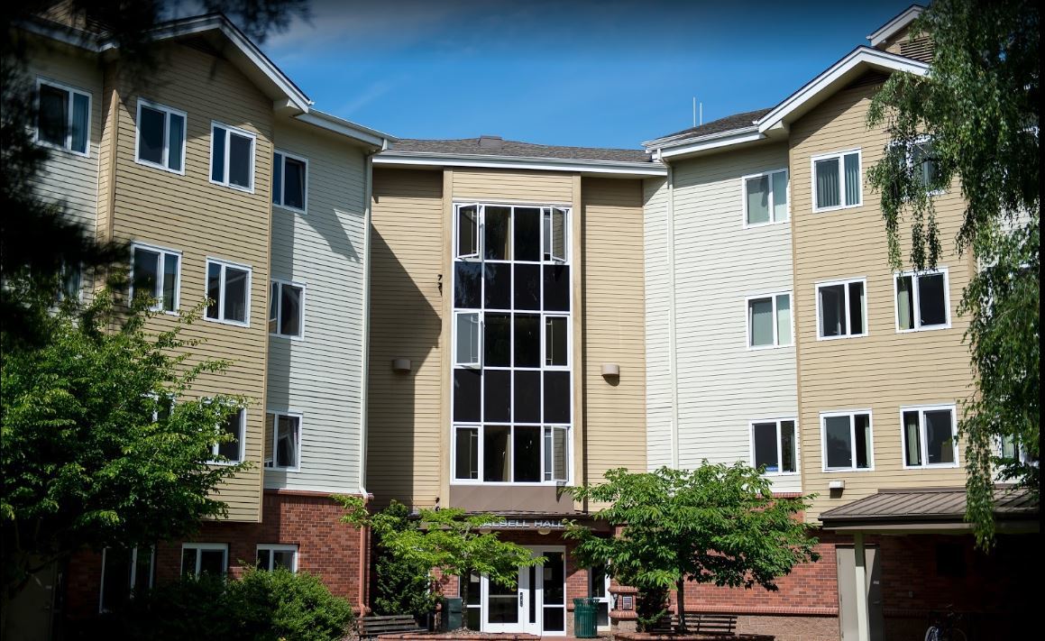 Halsell Hall residence hall accommodation at Oregon State University