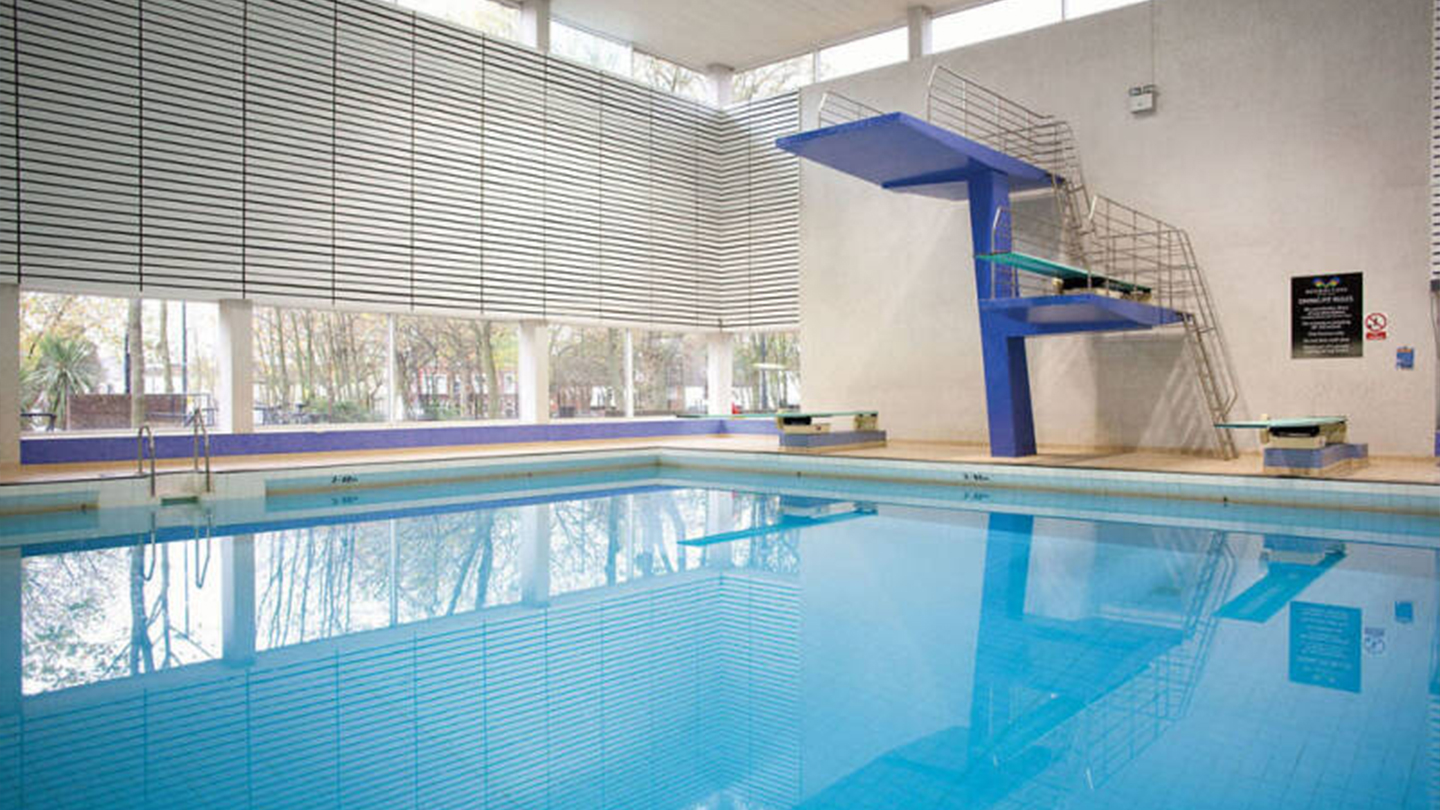 Swimming pool at Kent Univeristy